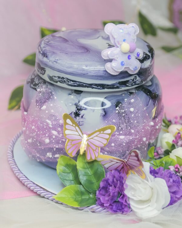 Glass Jar on Spread Paint Theme - Image 2