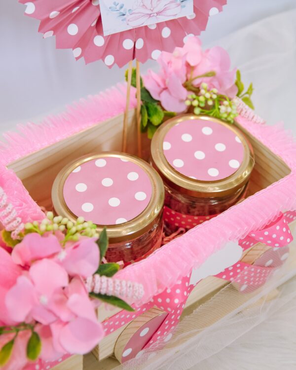 Baby Girl Theme Pinewood Train Hamper - Image 5