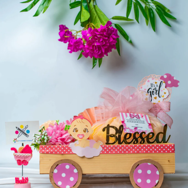 Pinewood Baby Girl Floral Hamper