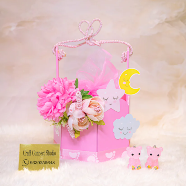 Pinewood Pink Hexagon Hamper