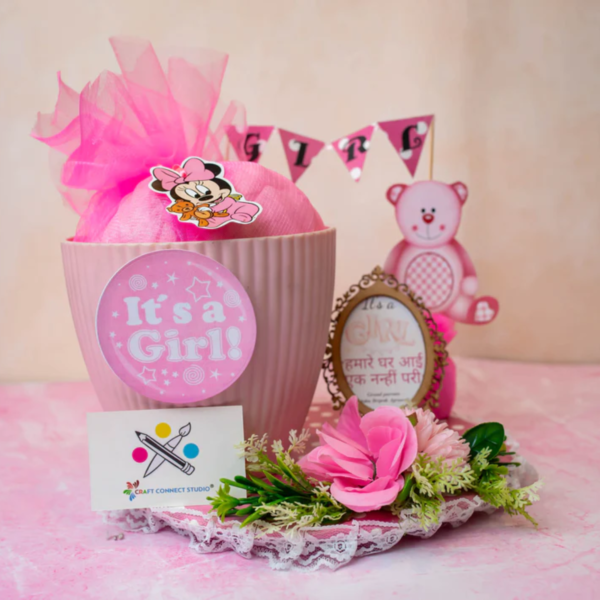 Baby Girl Announcement Hamper