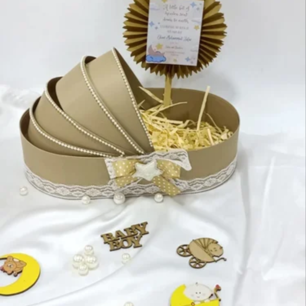 Baby Announcement Cot Hampers