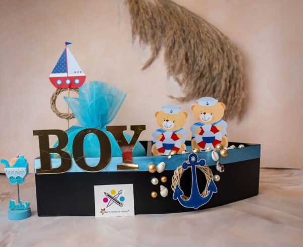 Baby Boy Boat Hamper - Image 2