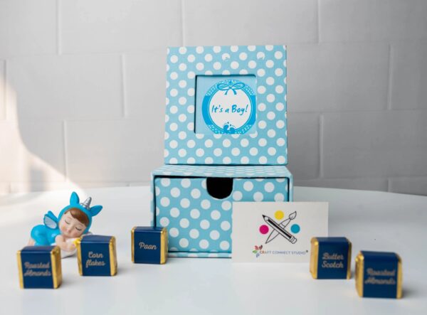 Baby Announcement Chocolate Hamper Boxes - Image 2