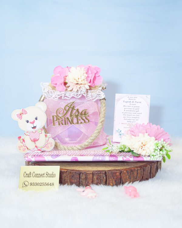 Vibrant Pink Glass jar Hampers - Image 5