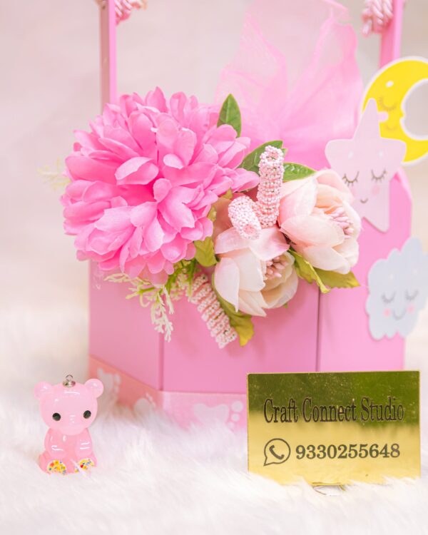 Pinewood Pink Hexagon Hamper - Image 3