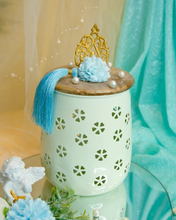 Metal Jar Shape Hamper - Image 5