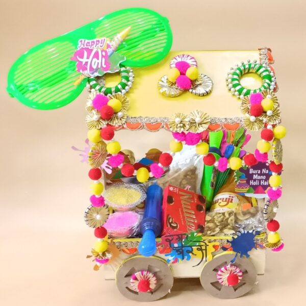 Pinewood Cart Holi Hamper