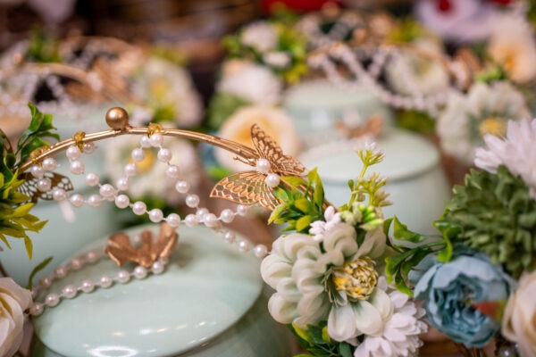 Light Green Metal Cradle Jar Hamper - Image 7