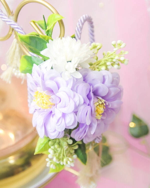 Metal Stand with Jar Hamper - Image 4