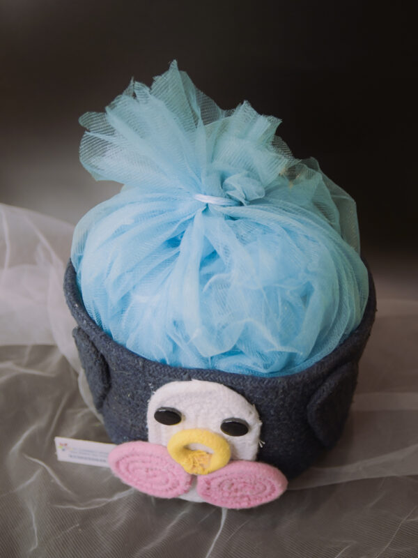 Blue Dolphin Cotton Rope Hamper - Image 3