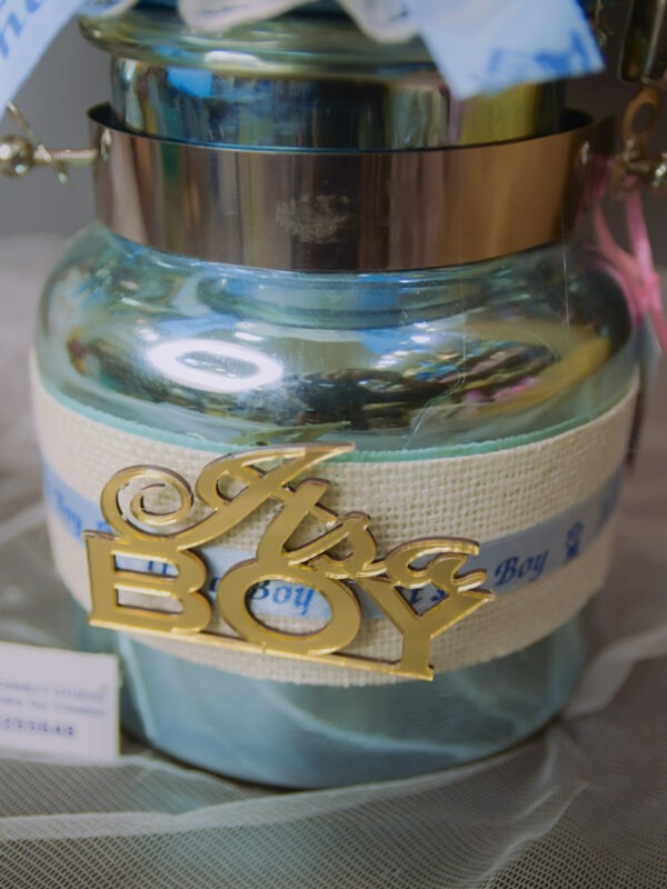 Vibrant Blue Glass Jars - Image 6