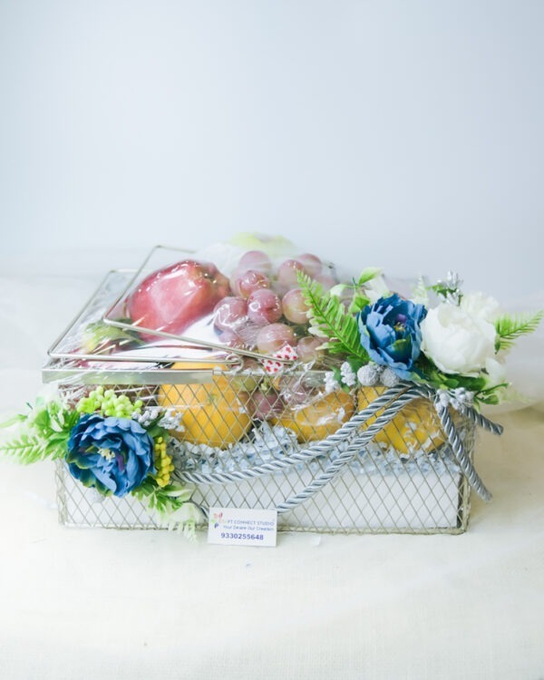 Silver Metal Fruit Baskets