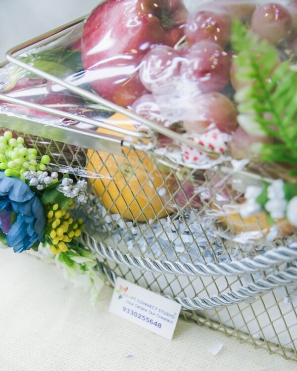 Silver Metal Fruit Baskets - Image 7