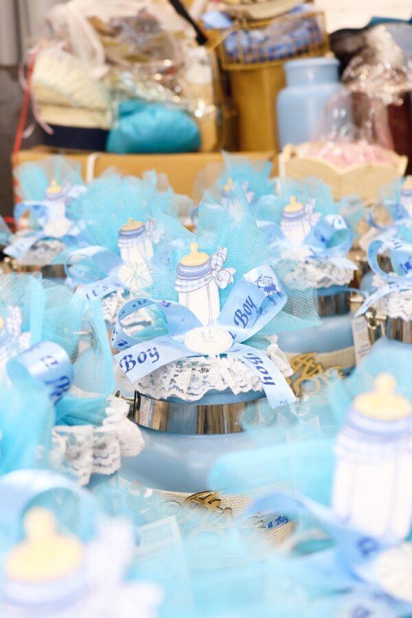 Light Blue Glass Jars - Image 3