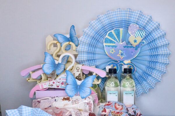 Painted White Tray Baby Trousseau Hamper - Image 5