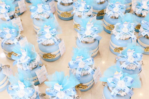 Light Blue Glass Jars - Image 6