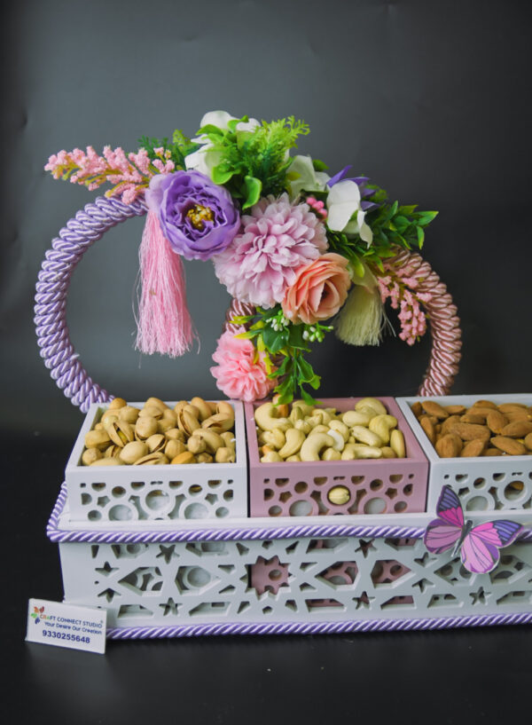 Laser Cut MDF Painted Bowls for Dry Fruits - Image 2