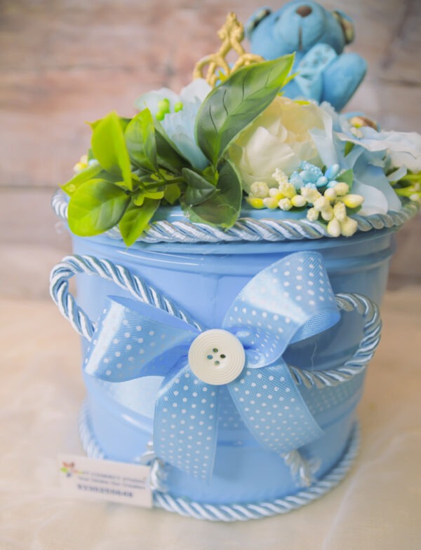 Metal Round Jar with Metal Lid - Image 6