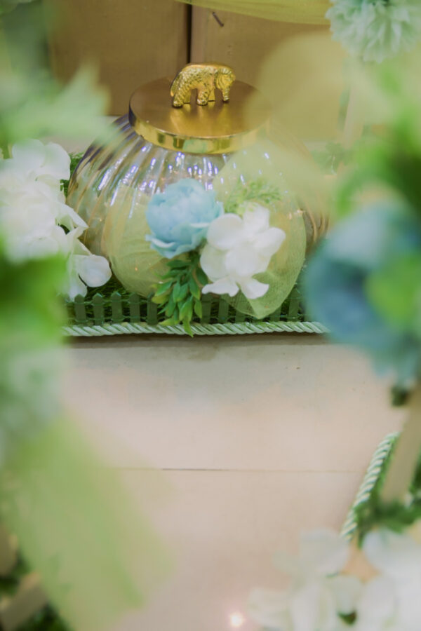 Pumpkin Jar on Wooden Platter - Image 9