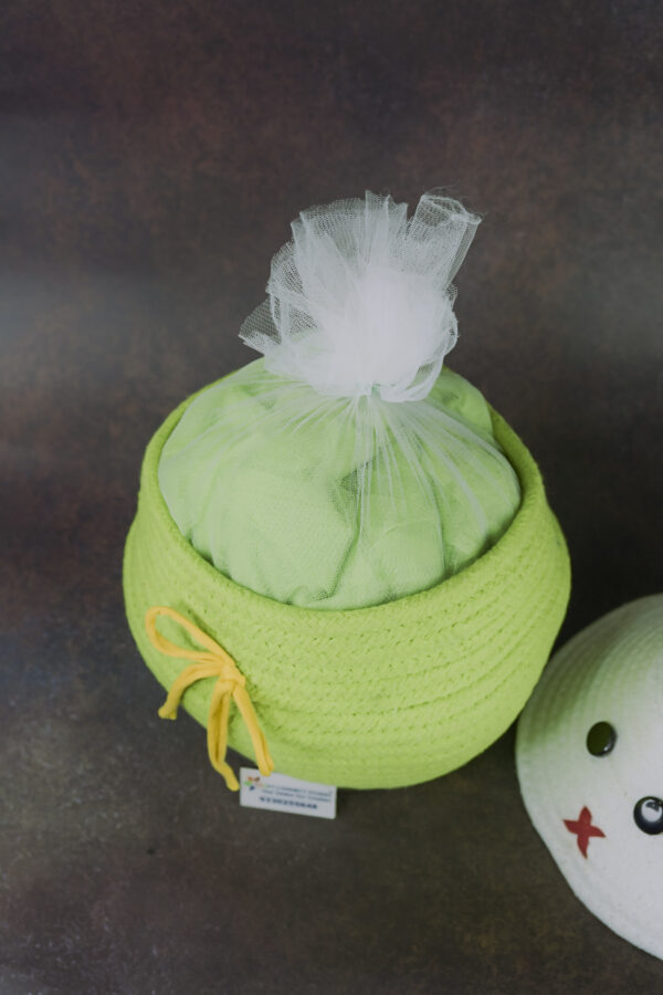 Mint Green Cotton Rope Baskets - Image 2