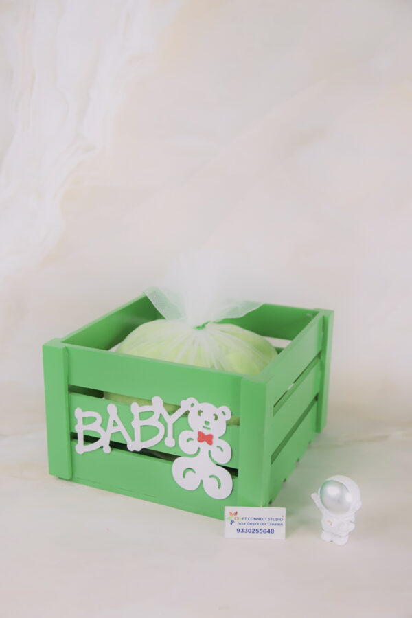 Mint Green Baby Theme Hamper - Image 6