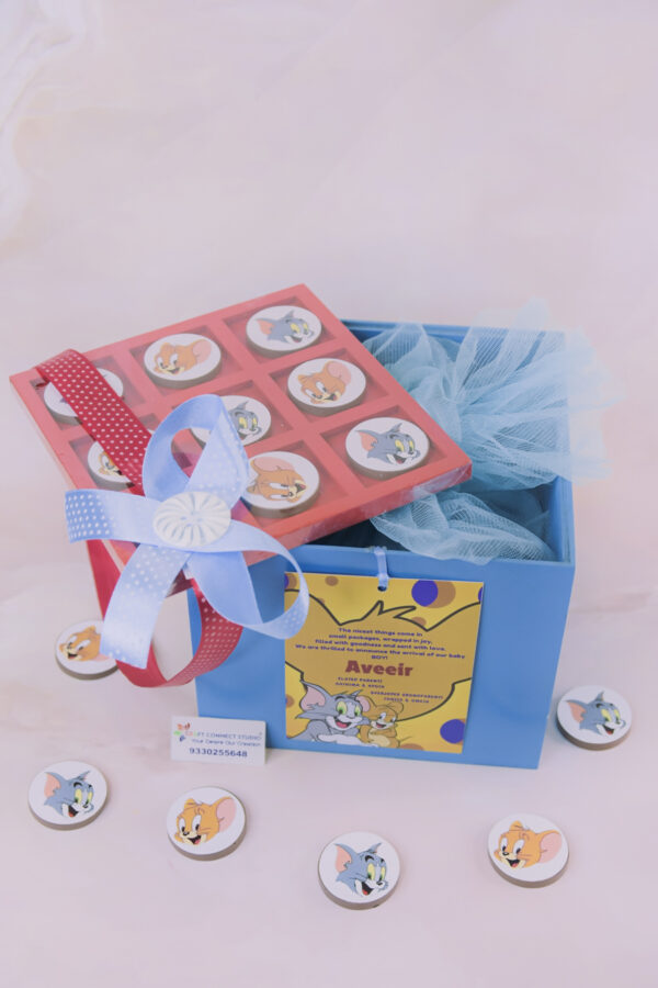 Baby Boy Tom and jerry Tik Tak Toe Hamper - Image 8