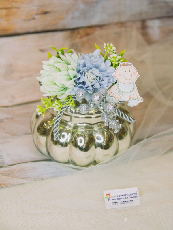 Silver Pumpkin Jars