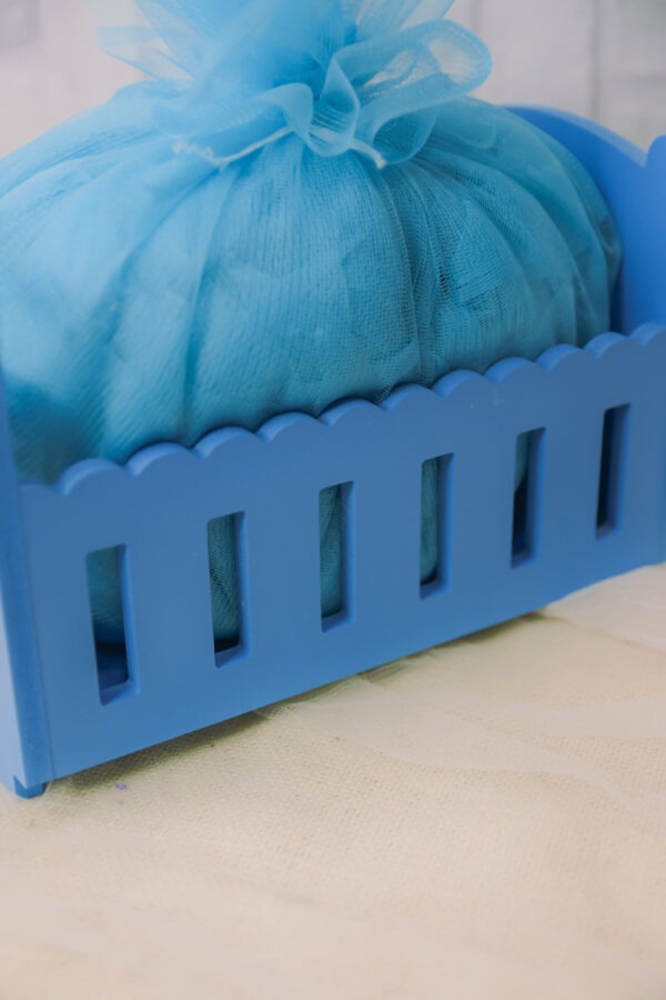 Baby Blue Cot Hamper - Image 5