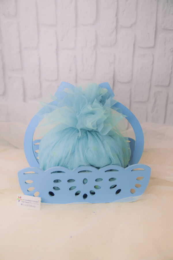 Baby Blue Laser cut Hamper