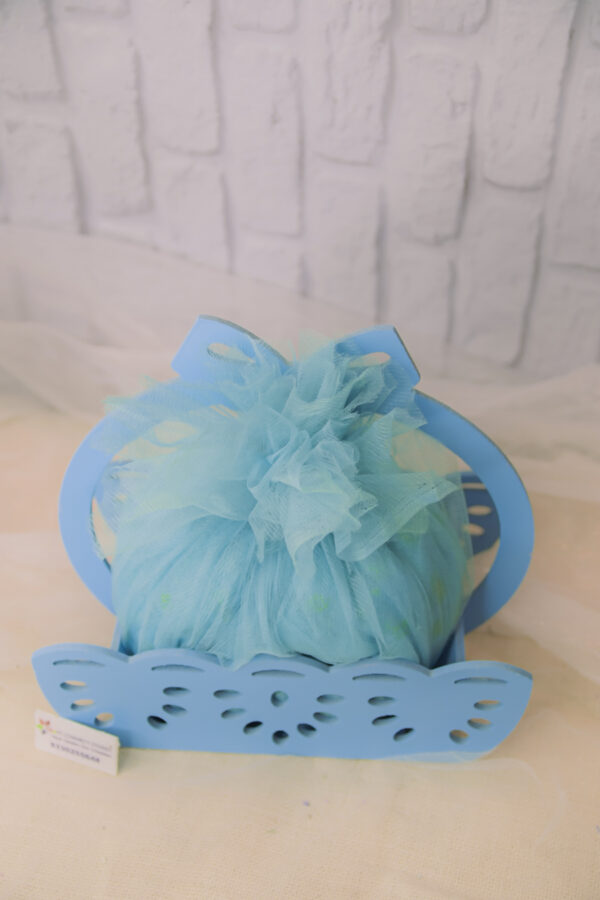 Baby Blue Laser cut Hamper - Image 4