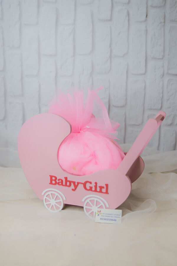 Baby Girl Cot Hamper in Pink Colour