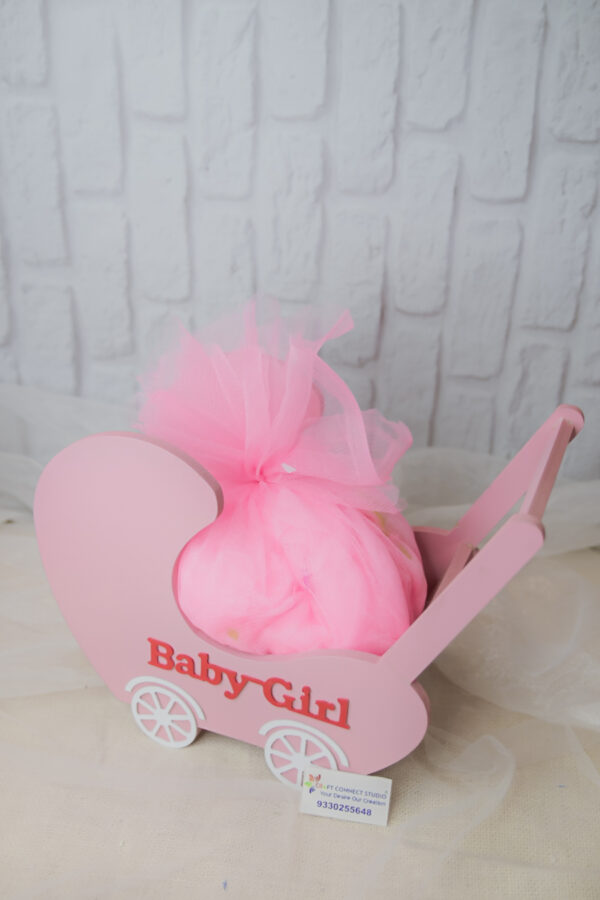 Baby Girl Cot Hamper in Pink Colour - Image 3