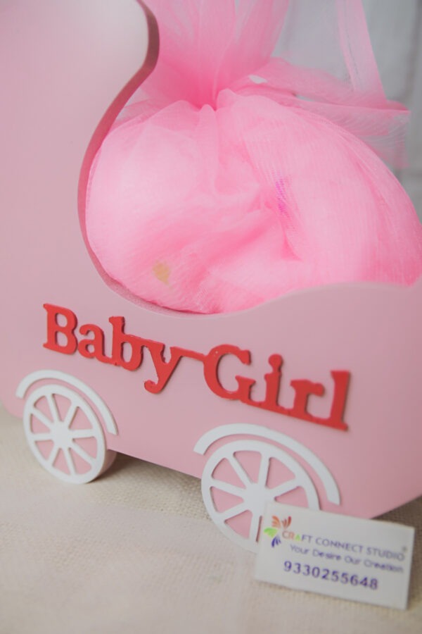 Baby Girl Cot Hamper in Pink Colour - Image 2