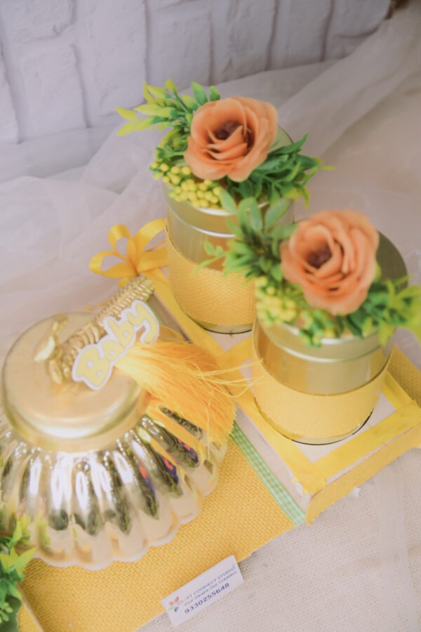 Yellow Neutral Multi Edible Hamper - Image 2