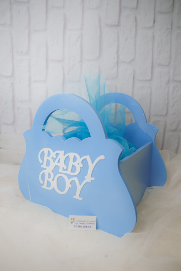 Baby Boy Blue Basket