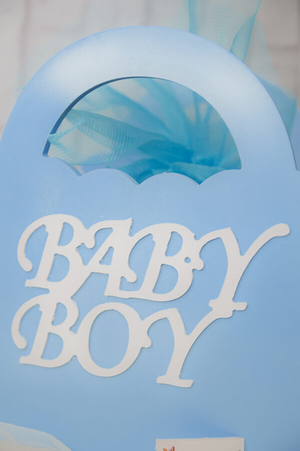 Baby Boy Blue Basket - Image 4