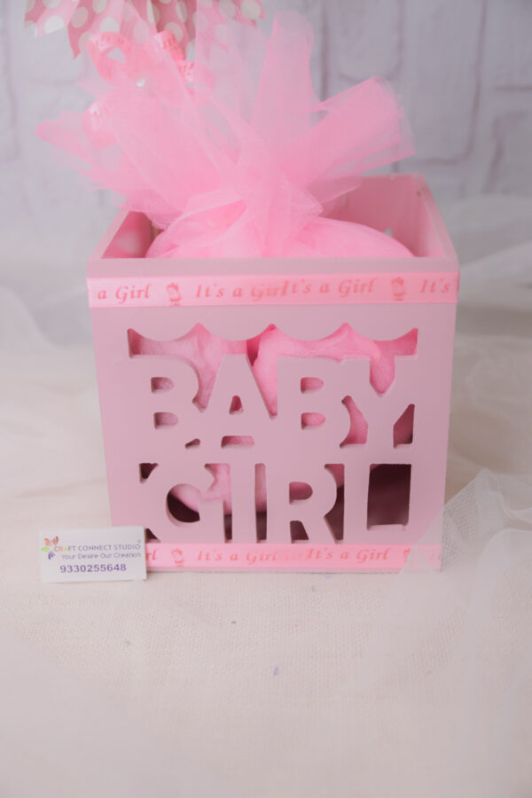 Pink Painted Laser Cut Hamper - Image 4