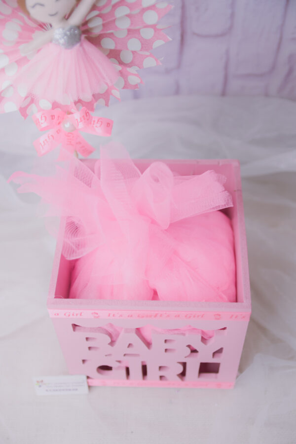 Pink Painted Laser Cut Hamper - Image 5