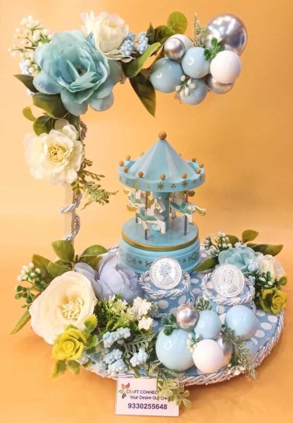 Baby Shower Carousel Coin Hamper