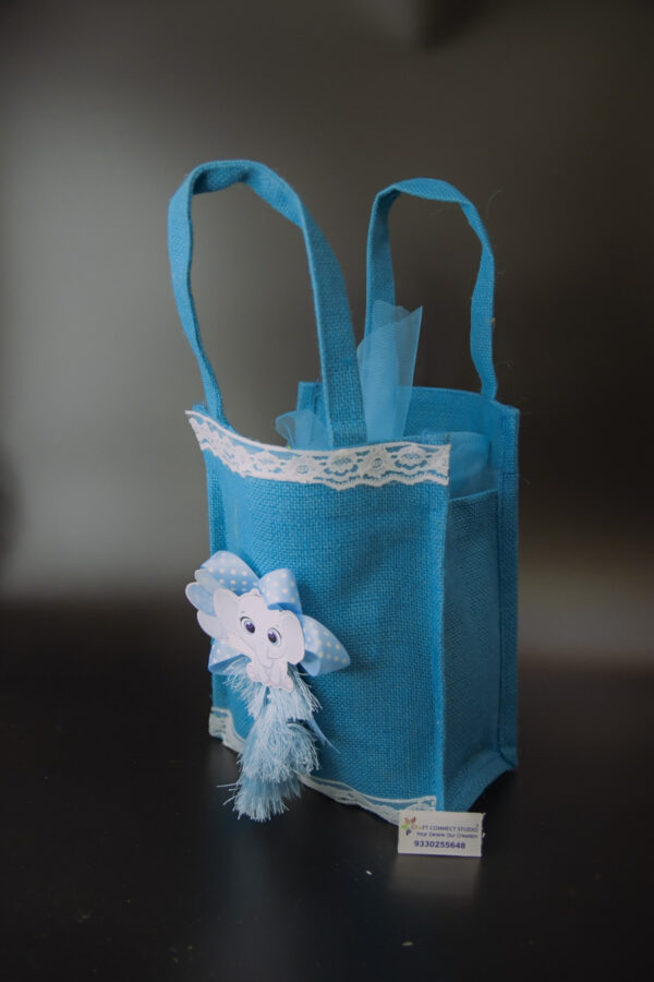 Blue Jute Bag