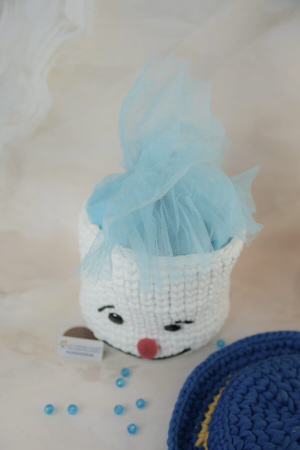 Imported Cotton Yarn Smile Box with Hat Lid - Image 4